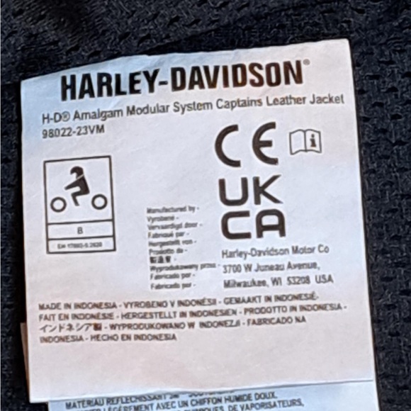 Harley-Davidson® Men's Layering System Captains Leather Jacket - Black - Picture 11 of 12